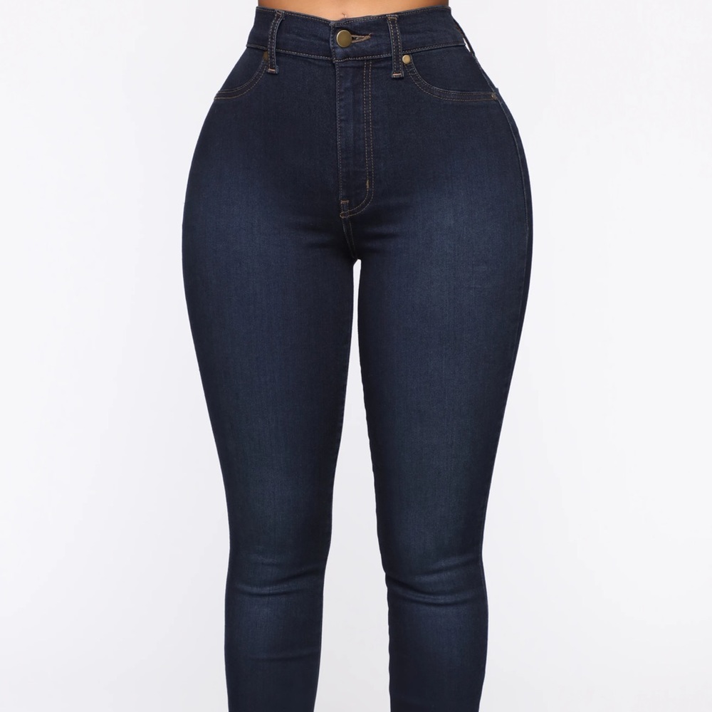 Flex game strong high rise skinny jeans fashion nova